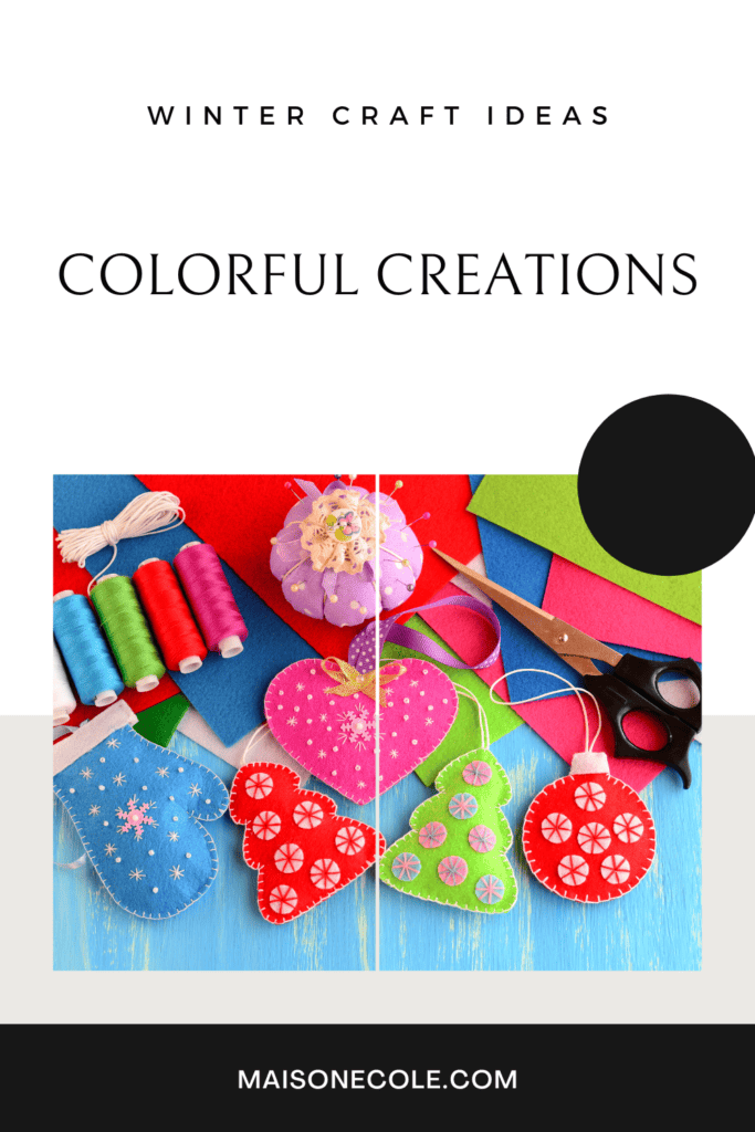 Colorful Winter craft ideas