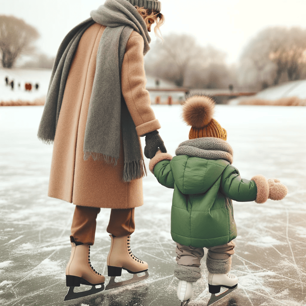 Teaching Toddlers Ice Skating