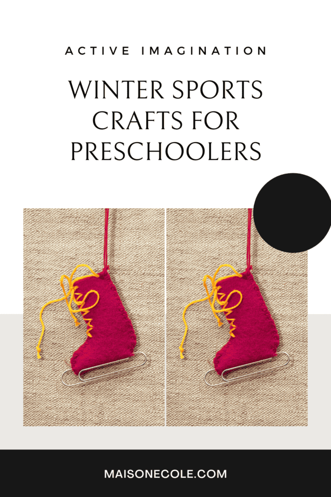 Winter Sports Crafts for Preschoolers