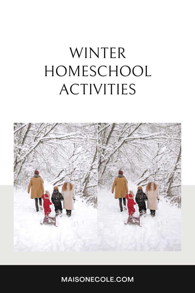 winter homeschool activities