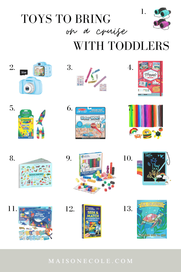 Top Toys to Pack for a Fun Cruise with Toddlers
