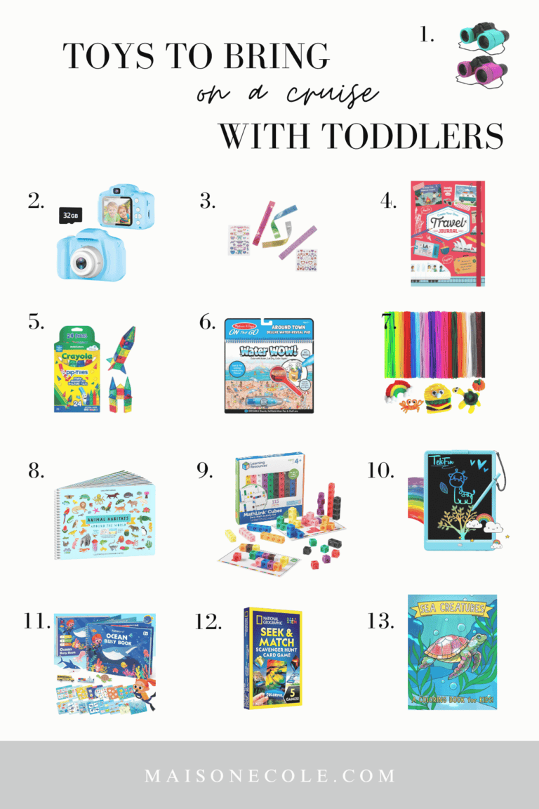 Top Toys to Pack for a Fun Cruise with Toddlers