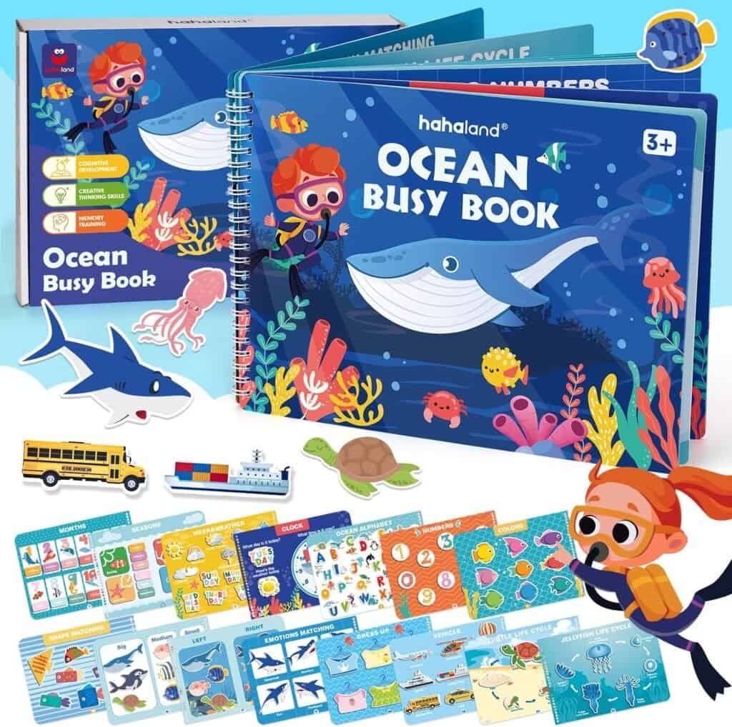 ocean busy book for toddlers